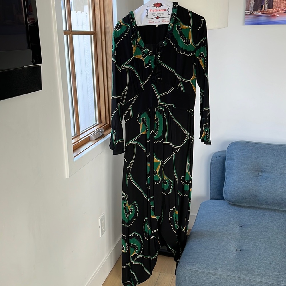 Ba&sh midi dress.  In great condition.  Looks amazing with leopard pumps.